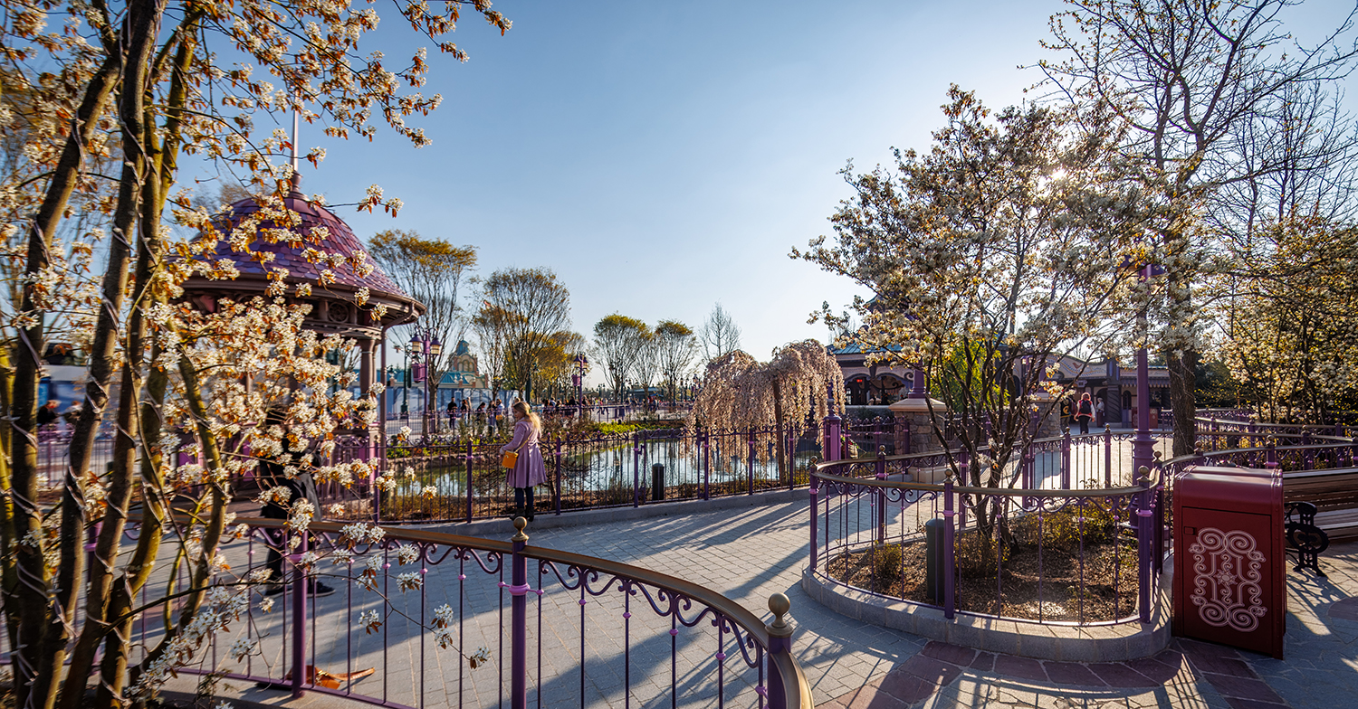 Adventure Way Gardens Kirschblüte im Frühling in den Adventure Way Gardens