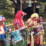 Musiker sorgen für Stimmung im Adventureland