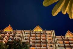 Blick auf Aulani, A Disney Resort & Spa, bei Nacht