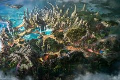 Concept Art des Avatar Bereiches für Disneyland