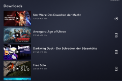 Disney  Plus Tablet Oberfläche für Deutschland