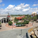 Ausblick vom Cola-Shop auf Disney Springs