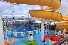 Wasserrutsche auf der Disney Wonder