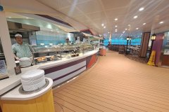 Buffetrestaurant auf der Disney Wonder