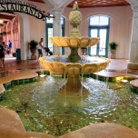 Springbrunnen in der Hotellobby