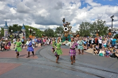 Tänzer bei der Parade im Magic Kingdom