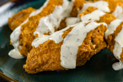 Traditional Buffalo Wings with Celery and Ranch