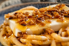 Candied Bacon Funnel Cake