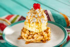 Mini Pina Colada Funnel Cake