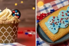 Mickey Apple Pie Cupcake und 4th of July Lunch Box Tart