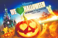 Halloween Werbeplakat für Disneyland Paris