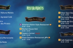 Liste der Halloween Restaurant