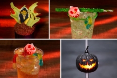 Cocktails und Snacks zur Halloweensaison