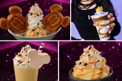 Mickey Mouse Waffeln und Eisbecher