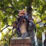 Dekoration für Nightmare before Christmas Layover bei Haunted Mansion