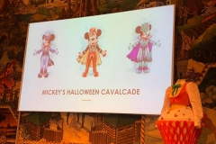 Konzeptzeichnung mit drei verschiedenen Kostümen für Mickey Mouse zu Halloween