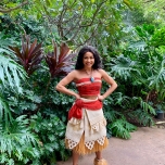 Moana beim Meet & Greet in Aulani