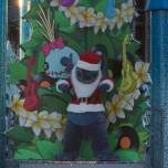 Santa Stitch auf der Bühne