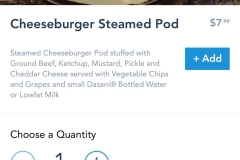 Cheesburger Pods als Mobile Order