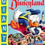 Donald Duck in Disneyland -Titelseite eines Comichefts