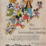 Comicseite Donald Duck in Disneyland - dänische Version