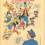 Comiczeichnung Donald Duck in Disneyland - die Geschichte