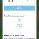 Interaktives Spiel in der App, das für mehrere Spieler geeignet ist