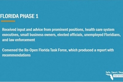 Re-open Florida Phase 1  - Beitrag der Task Force