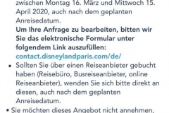 Informationen zur Schließung von Disneyland Paris wegen Corona