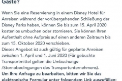 Informationen zur Schließung von Disneyland Paris wegen Corona