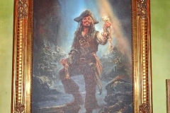 Gemälde von Captain Jack Sparrow in Barbossa's Bounty