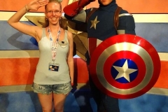 Treffen mit Captain America