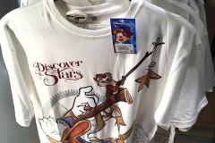 Weißes T-Shirt mit Donald Duck und Chip & Dale