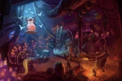 Fan Art Zeichnung zu Splash Mountain