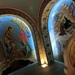 Wandmalereien im Avero House: Griechisch-Orthodoxes Heiligtum