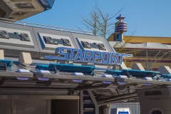 Starport Schriftzug an einem Gebäude