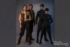 links: Cast Member von Resistance und Rechts: der First Order