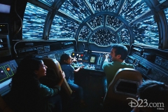 Cockpit des Millennium Falcon