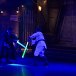 Actionreiche Lightsaber Show im Videpolis