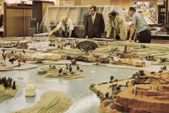 Modell des Magic Kingdom von 1969, rechts ist Thunder Mesa zu sehen