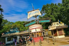 Kassenhäuschen des Wasserparks Typhoon Lagoon