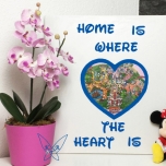 Home is where the Heart is - gemütliche Ecke mit Minnie Mouse und Topfpflanze