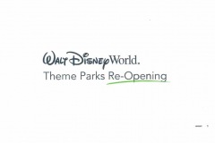 Walt Disney Worlds Plan zur Wiedereröffnung