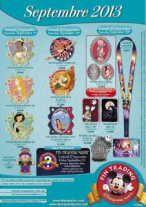 Disneyland Paris Pin Trading Pins September 2013