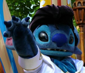 Stitch bei der Parade Stars'n'Cars