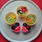 Blumen + Mickey und Minnie