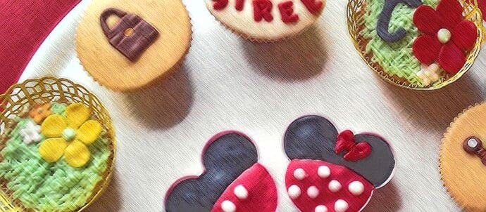 Cup Cakes im Stil der Main Street USA