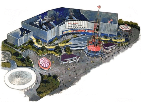 Concept Art für den Small World Pavillion zur Expo 1964