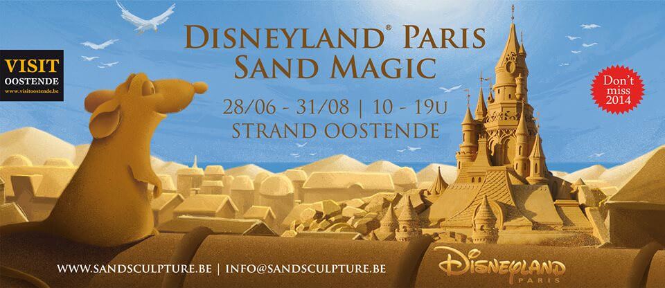 Disney Sandskulpturen Fesitval Oostende 2014