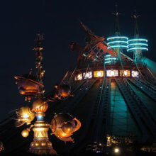 Achterbahn Space Mountain im Disneyland